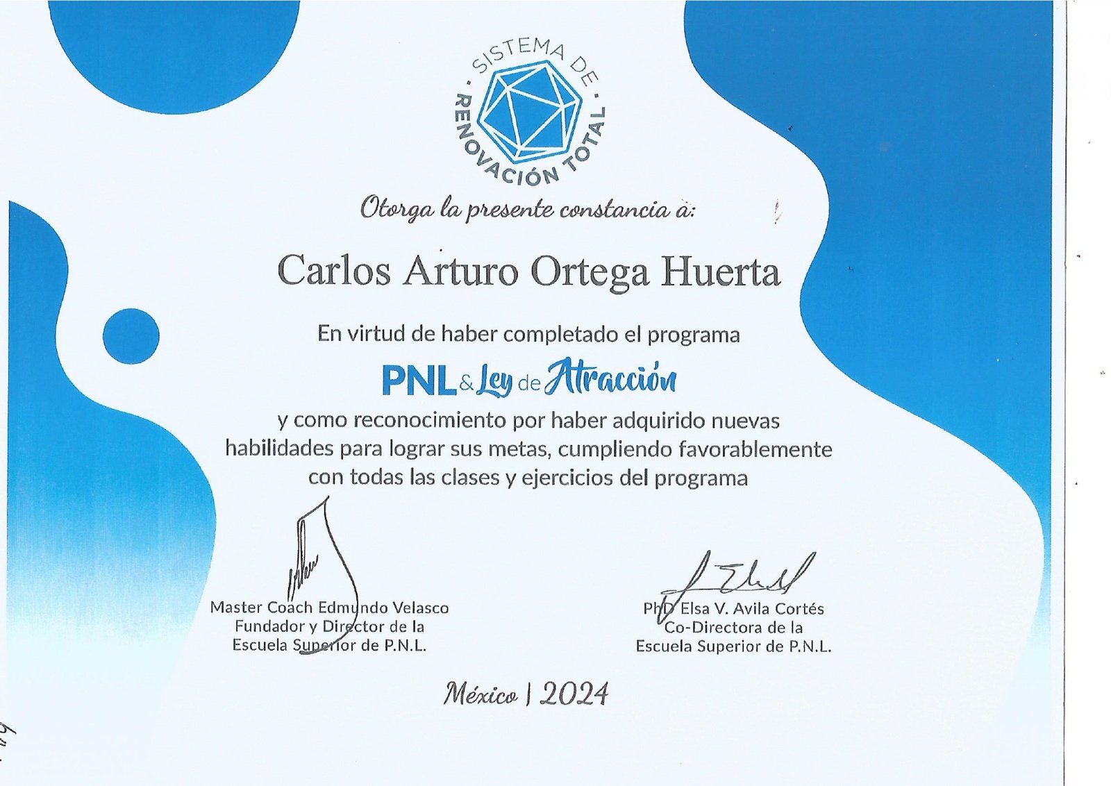 Constancia PNL 3